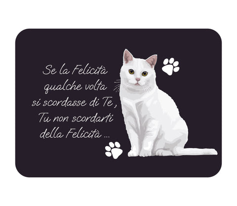 TOVAGLIETTA GATTO BIANCO